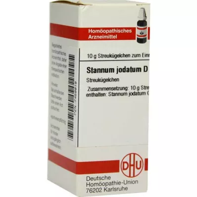 STANNUM JODATUM D 12 glóbulos, 10 g