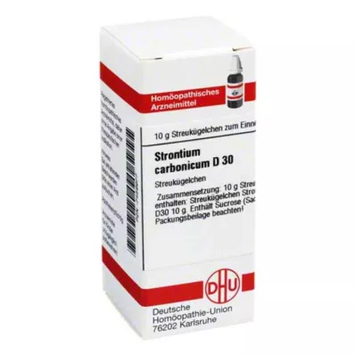 STRONTIUM CARBONICUM D 30 glóbulos, 10 g