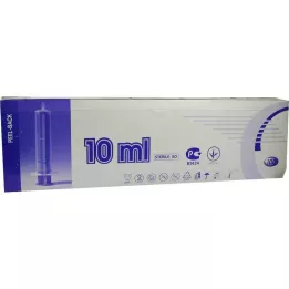 SPRITZE Excéntrica Luer de 2 piezas de 10 ml, 100 uds