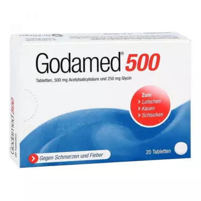 GODAMED 500 comprimidos, 20 unidades GODAMED 500 comprimidos, 20 unidades