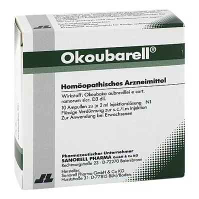Ampollas de Okoubarell, 10X2 ml