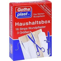 GOTHAPLAST Tiras para cajas domésticas, 16 uds