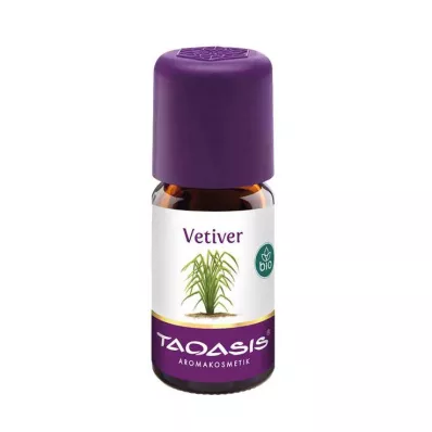 Aceite de vetiver orgánico, 5 ml