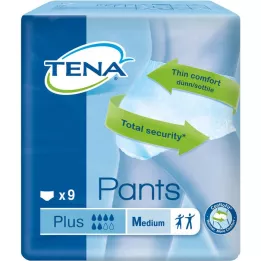 TENA PANTS más M pantalones desechables ConfioFit, 9 piezas