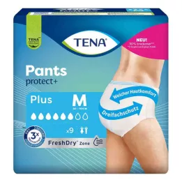 TENA PANTS más M pantalones desechables ConfioFit, 9 piezas