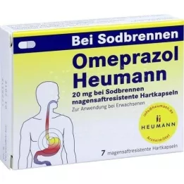 OMEPRAZOL Heumann 20 mg b.Sodbr.jugo.gástrico.duro, 7 uds