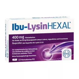IBU-LYSINHEXAL Comprimidos recubiertos, 10 unidades