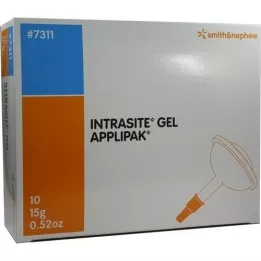 INTRASITE Gel Hidrogel Limpiador de Heridas, 10X15 g