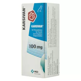 KARSIVAN 100 comprimidos recubiertos para perros, 60 uds