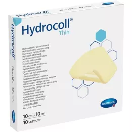 HYDROCOLL apósito fino 10x10 cm, 10 uds