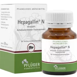 HEPAGALLIN N Comprimidos recubiertos, 50 uds