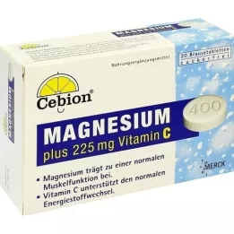 CEBION Plus Magnesio 400 Comprimidos Efervescentes, 20 uds