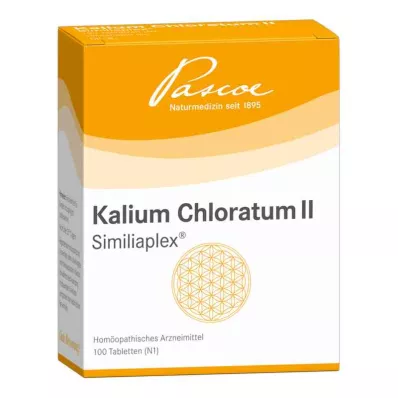 Tabletas de potasio Chloratum Ii Similiaplex (100 piezas)