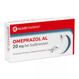 OMEPRAZOL AL 20 mg para acidez de estómago, 7 horas