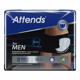 ATTENDS para hombres 3, 14 uds