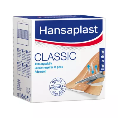 Hansaplast Yeso clásico 8 cm x 5 m, 1 pieza