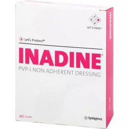 INADINE Gasa ungüento w. PVP Iod. 9.5x9.5cm, 25 uds