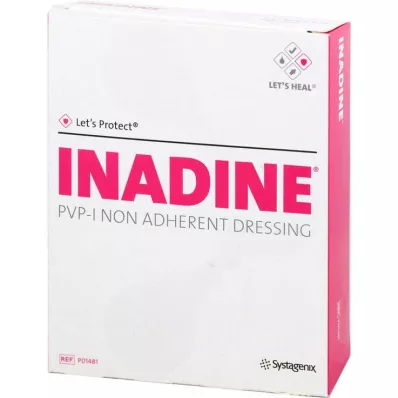 Gasa de pomada Inadine con Pvp Io, 25 piezas