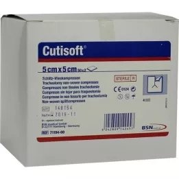 CUTISOFT Compresas no tejidas ranuradas, 50X2 unidades