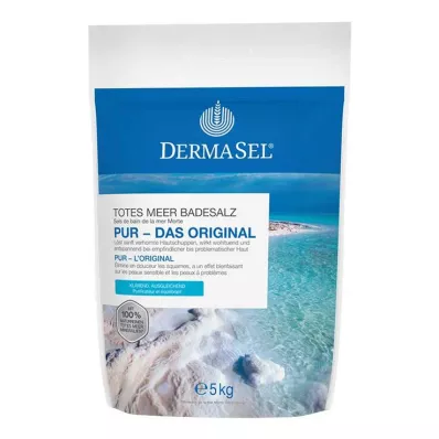DERMASEL Sales de baño puras del Mar Muerto, 5 kg