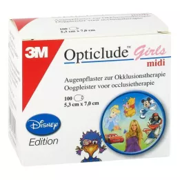 OPTICLUDE 3M Disney girls midi 2538MDPG-100, 100 unidades