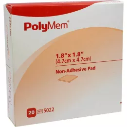 POLYMEM Almohadilla adhesiva 5x5 cm, 20 uds
