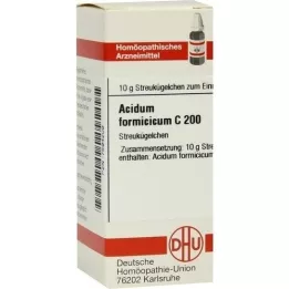 ACIDUM FORMICICUM C 200 glóbulos, 10 g