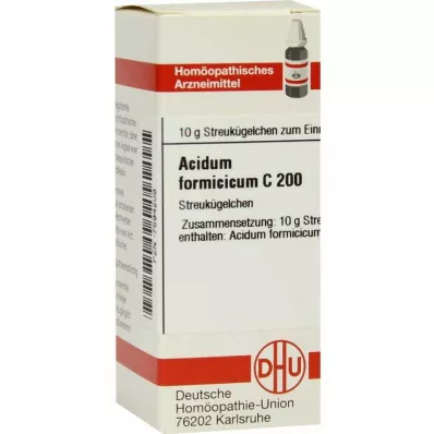 ACIDUM FORMICICUM C 200 glóbulos, 10 g