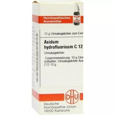 ACIDUM HYDROFLUORICUM C 12 glóbulos, 10 g