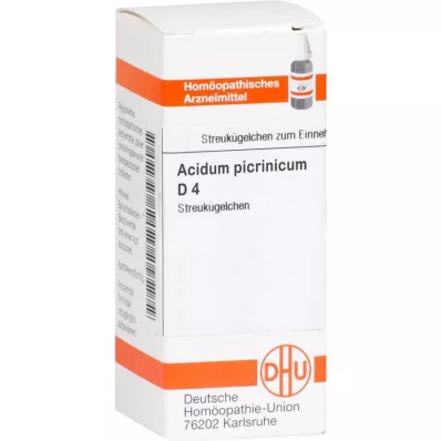 DHU Acidum picrinicum D 4 glóbulos, 10 g