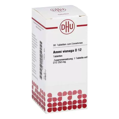 Tabletas Ammi Visnaga D12 (80 piezas)
