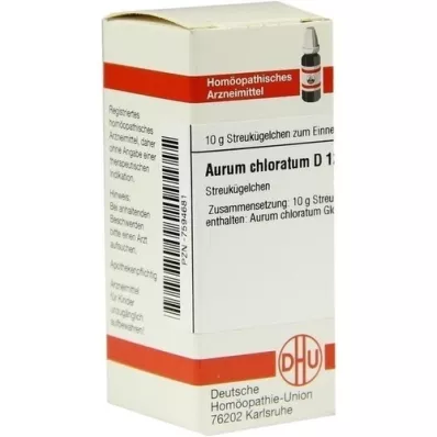 AURUM CHLORATUM D 12 glóbulos, 10 g