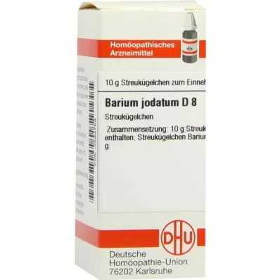BARIUM JODATUM D 8 glóbulos, 10 g BARIUM JODATUM D 8 glóbulos, 10 g