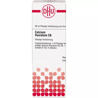 CALCIUM FLUORATUM C 6 Dilución, 20 ml
