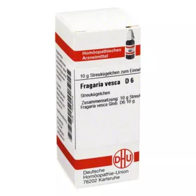 DHU Fragaria vesca D 6 glóbulos, 10 g