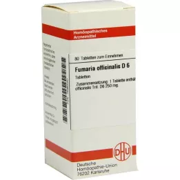 FUMARIA OFFICINALIS D 6 pastillas, 80 uds