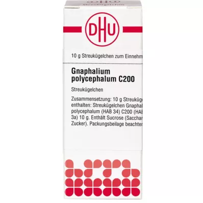GNAPHALIUM POLYCEPHALUM C 200 glóbulos, 10 g
