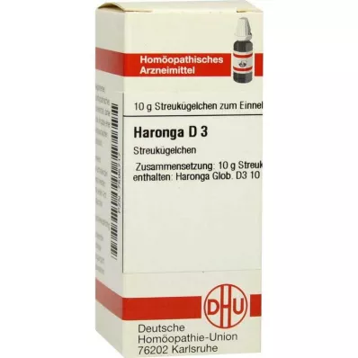 DHU Haronga D 3 glóbulos, 10 g