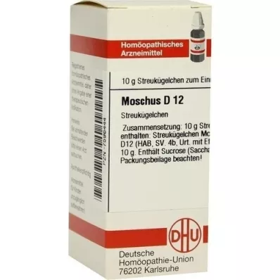 MOSCHUS D 12 glóbulos, 10 g