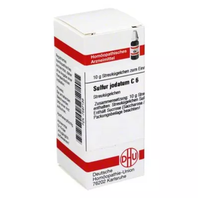 SULFUR JODATUM C 6 glóbulos, 10 g