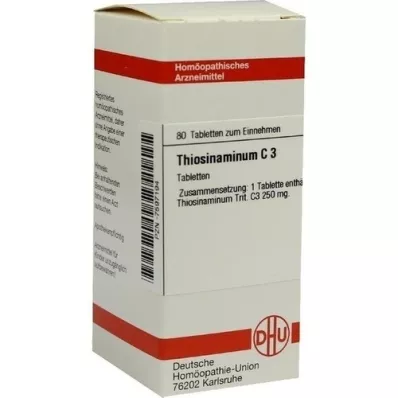 THIOSINAMINUM C 3 comprimidos, 80 uds