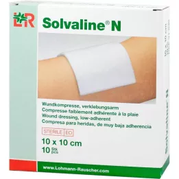 SOLVALINE N Compresas 10x10 cm estériles, 10 uds