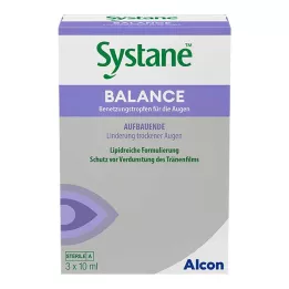 SYSTANE BALANCE Gotas humectantes para los ojos, 3X10 ml