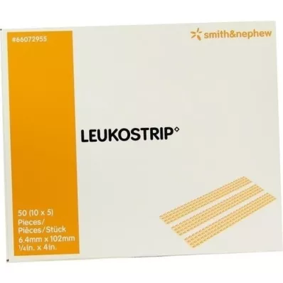 LEUKOSTRIP Tiras de sutura 6,4x102 mm, 10X5 uds