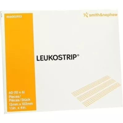 LEUKOSTRIP Tiras de sutura 13x102 mm, 10X6 uds