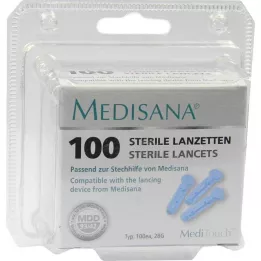 MEDITOUCH Lancetas Internacional, 100 unidades
