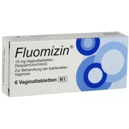 FLUOMIZIN 10 mg comprimidos vaginales, 6 uds