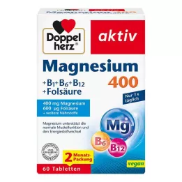DOPPELHERZ Magnesio 400 mg comprimidos, 60 uds