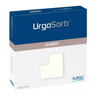 Urgosorb 10x10 cm compresas, 10 st