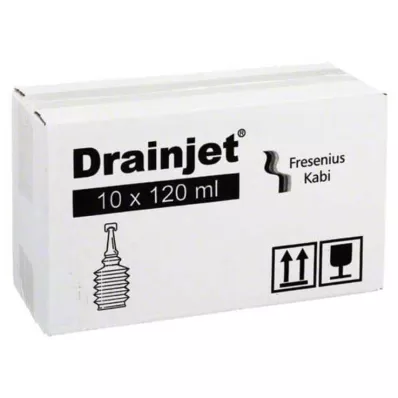 Freka Drainjet solución salina 0,9% ISO, 10x120 ml